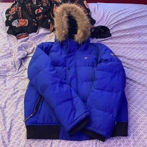 Tommy Hilfiger Coat, size Large, Color Blue